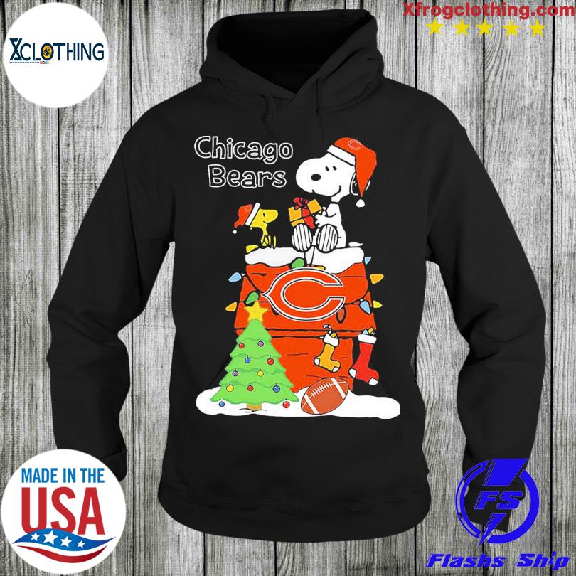 Christmas Snoopy Chicago Bears Shirt, hoodie, sweater and long sleeve