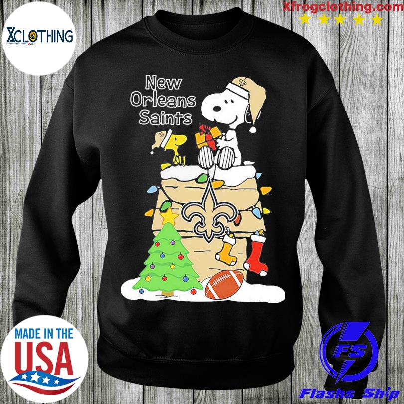 Christmas Snoopy New Orleans Saints Shirt - Shibtee Clothing