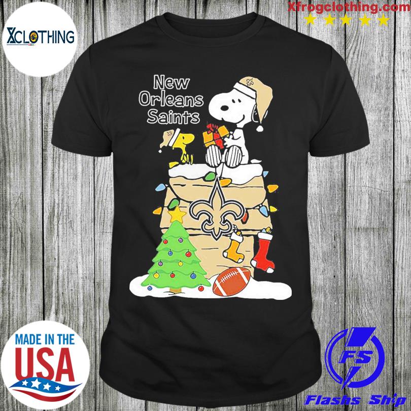 Christmas Snoopy New Orleans Saints Shirt, hoodie, sweater and long sleeve