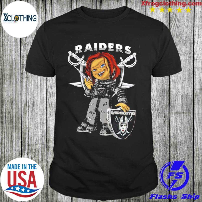 chucky raiders t shirt