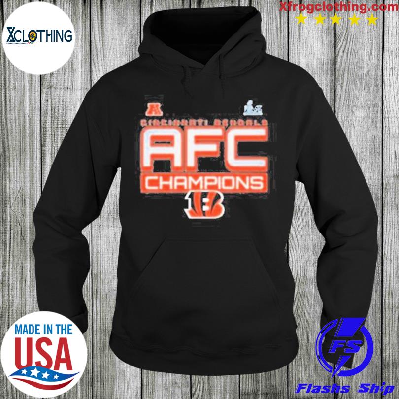 bengals afc champions hoodie