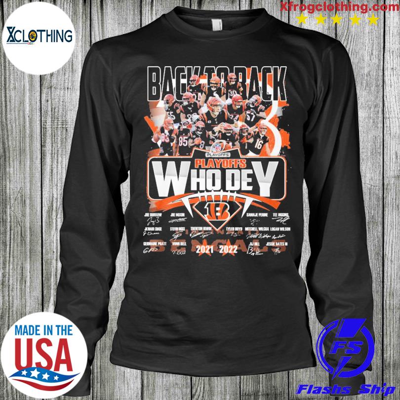 Top Cincinnati bengals rule the playoffs who dey I think shirt