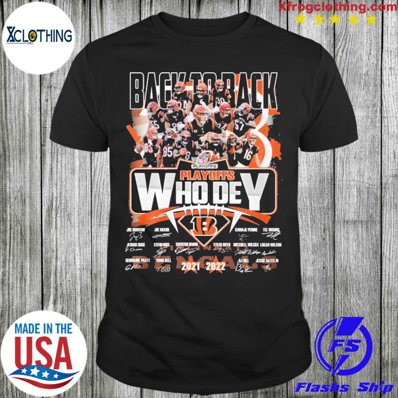 Top Cincinnati bengals rule the playoffs who dey I think shirt