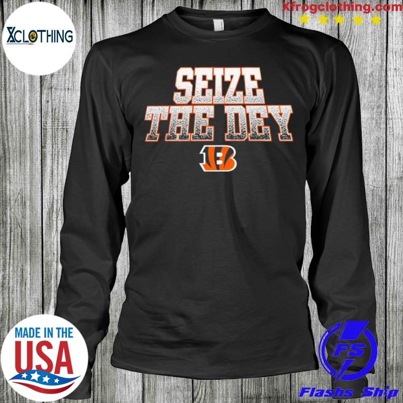 Seize The Dey Cincinnati Bengals Big and Tall Statement T-Shirt, Bengals  Gifts For Men in 2023