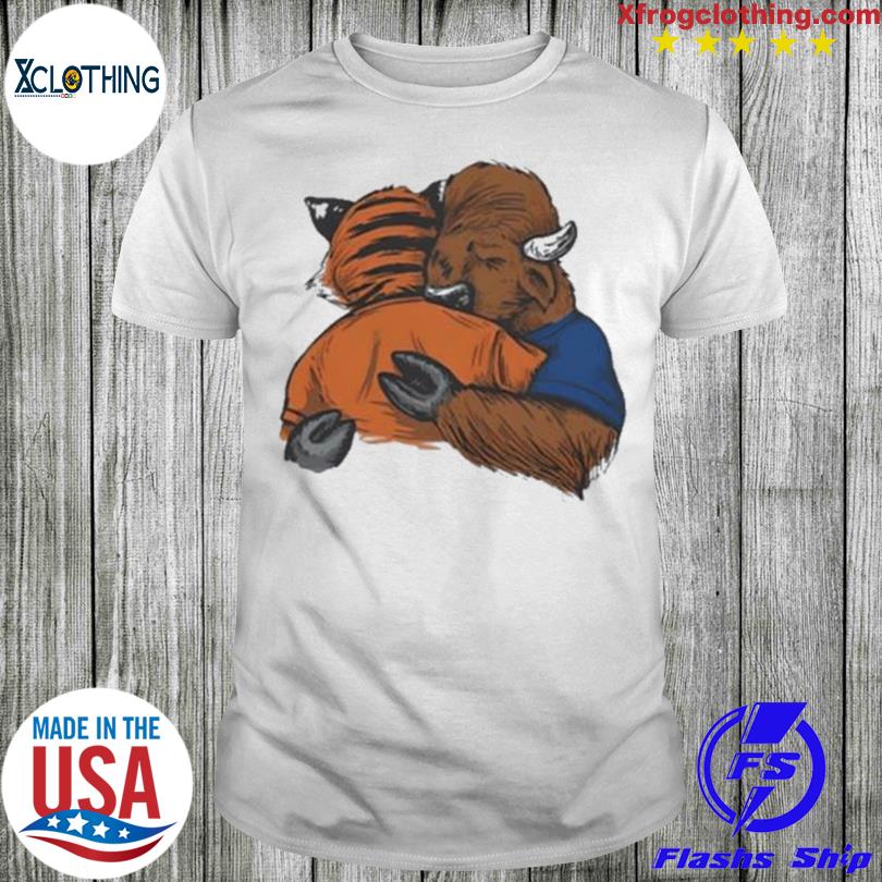 Mascot Buffalo Bills Hug Mascot Cincinnati Bengals Shirt, hoodie, sweater,  long sleeve and tank top