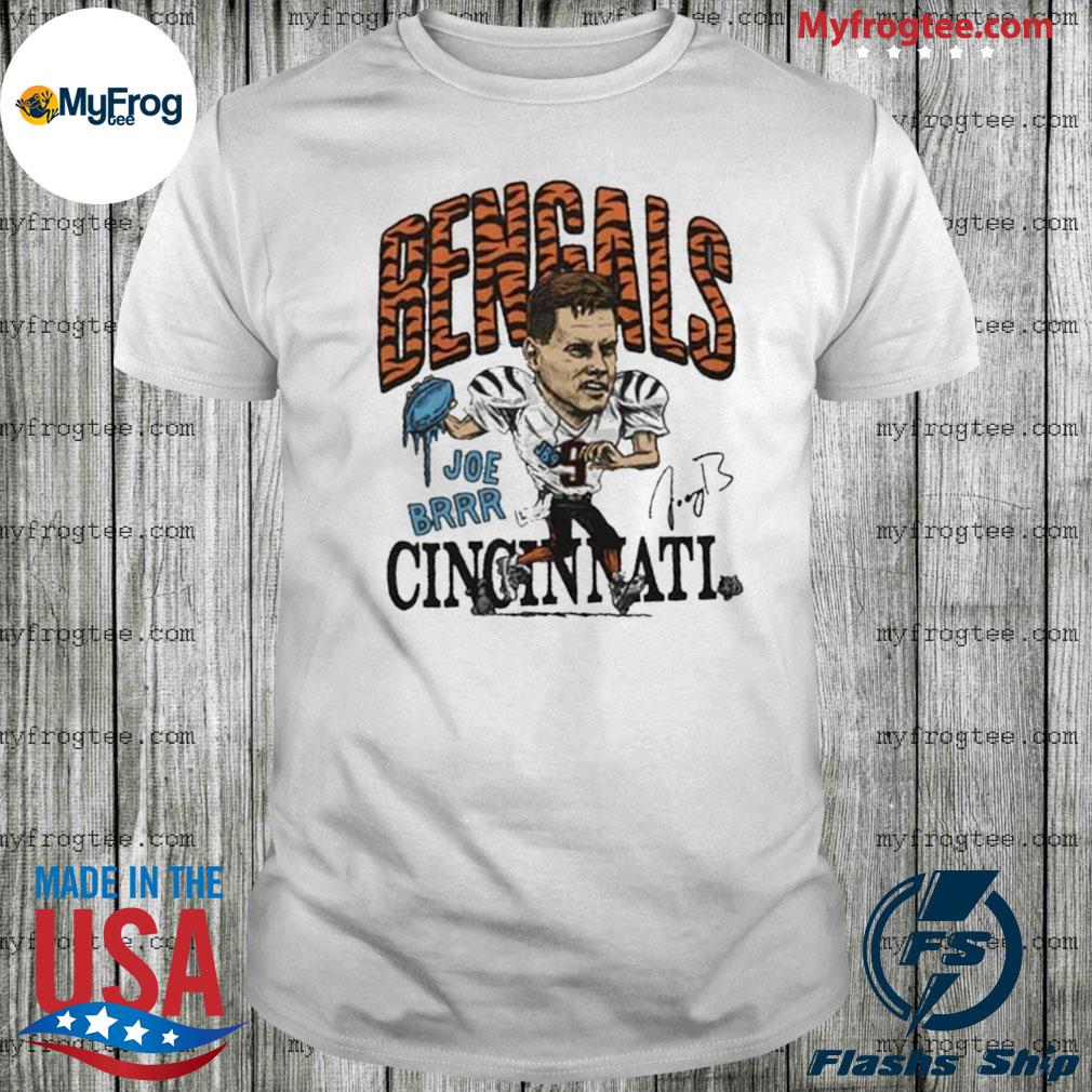 Cincinnati Bengals Joe Burrow Homage Gray Caricature Player Grey Hoodie