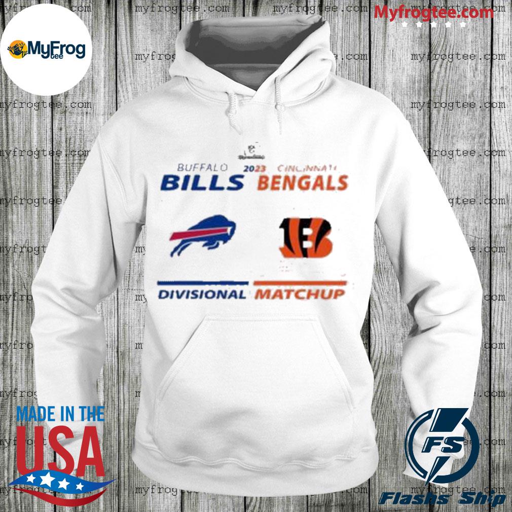 Cincinnati Bengals vs Buffalo Bills 2022 2023 AFC divisional matchup t-shirt,  hoodie, sweater, long sleeve and tank top