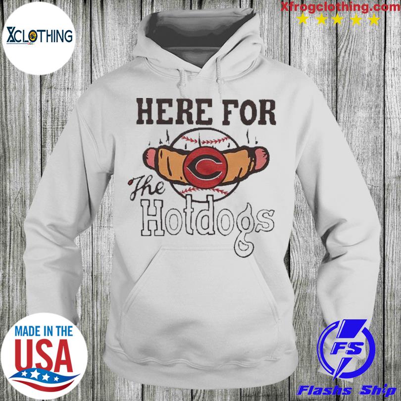 Cincinnati Reds Here For The Hotdogs Shirt - Shibtee Clothing