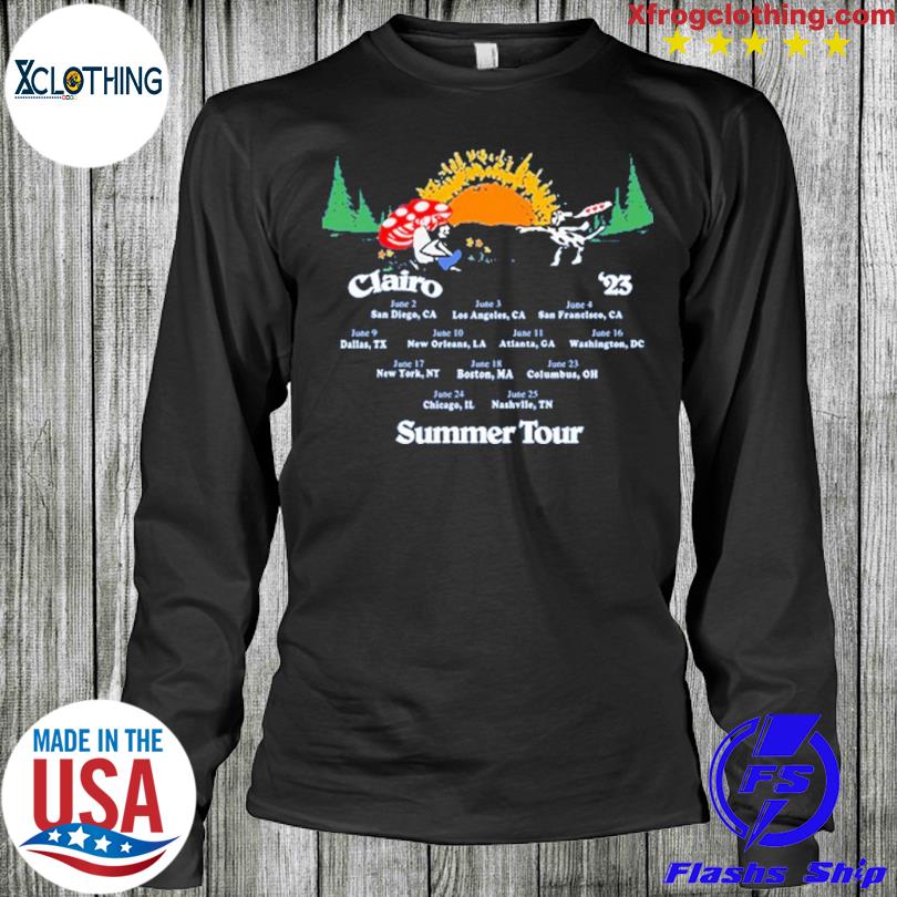 Clairo Merch Summer Tour '23 Shirt, hoodie, sweater and long sleeve
