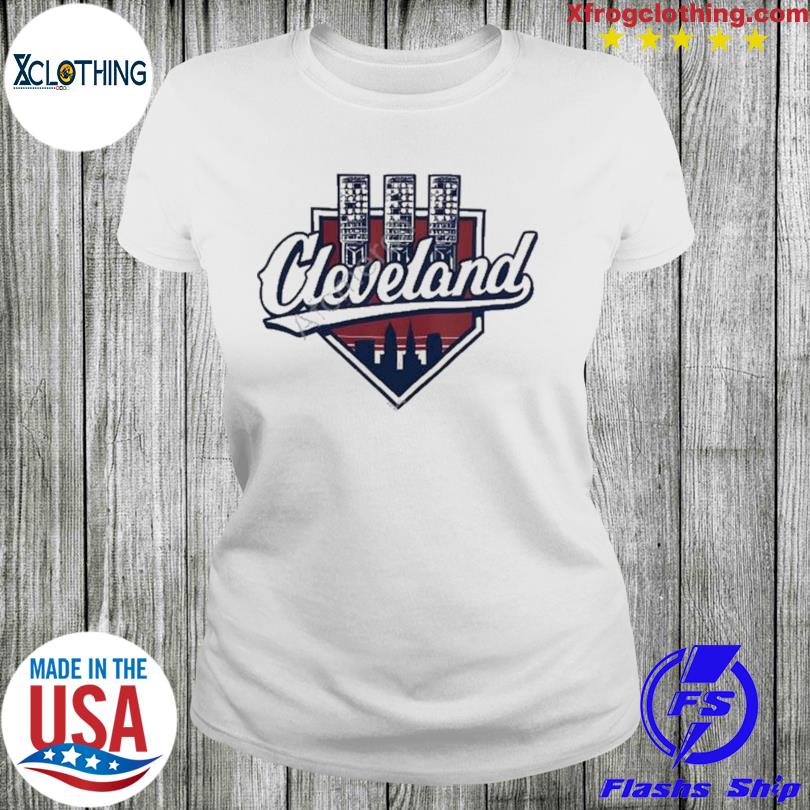 Cleveland baseball lights beige shirt, hoodie, sweater, long