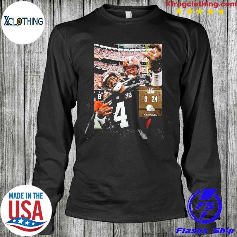 Cleveland Browns Final Score 24 3 Bengals T-Shirt, hoodie, sweater and long  sleeve