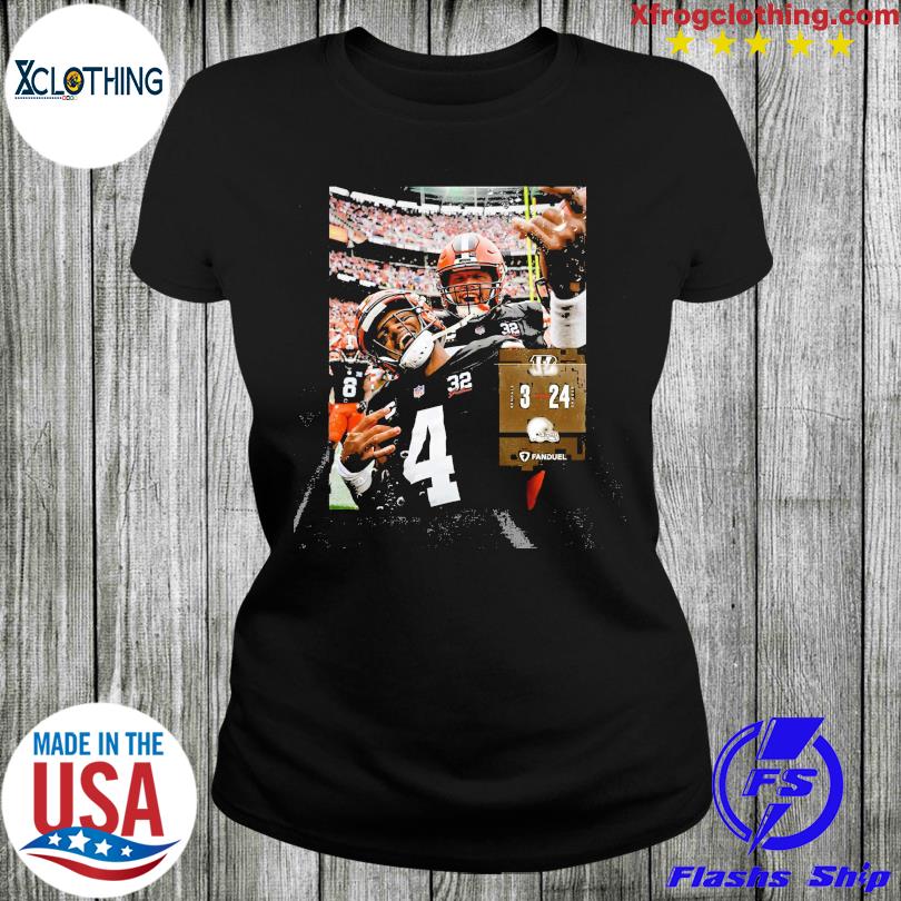 Cleveland Browns Final Score 24 3 Bengals T-Shirt, hoodie