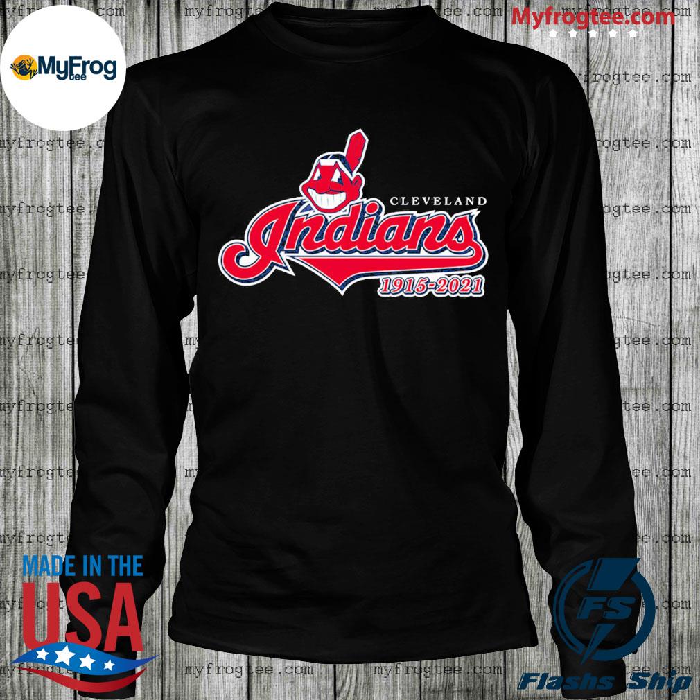 Buy Cleveland Indians Logo Rip 1915-2021 Shirt For Free Shipping CUSTOM  XMAS PRODUCT COMPANY