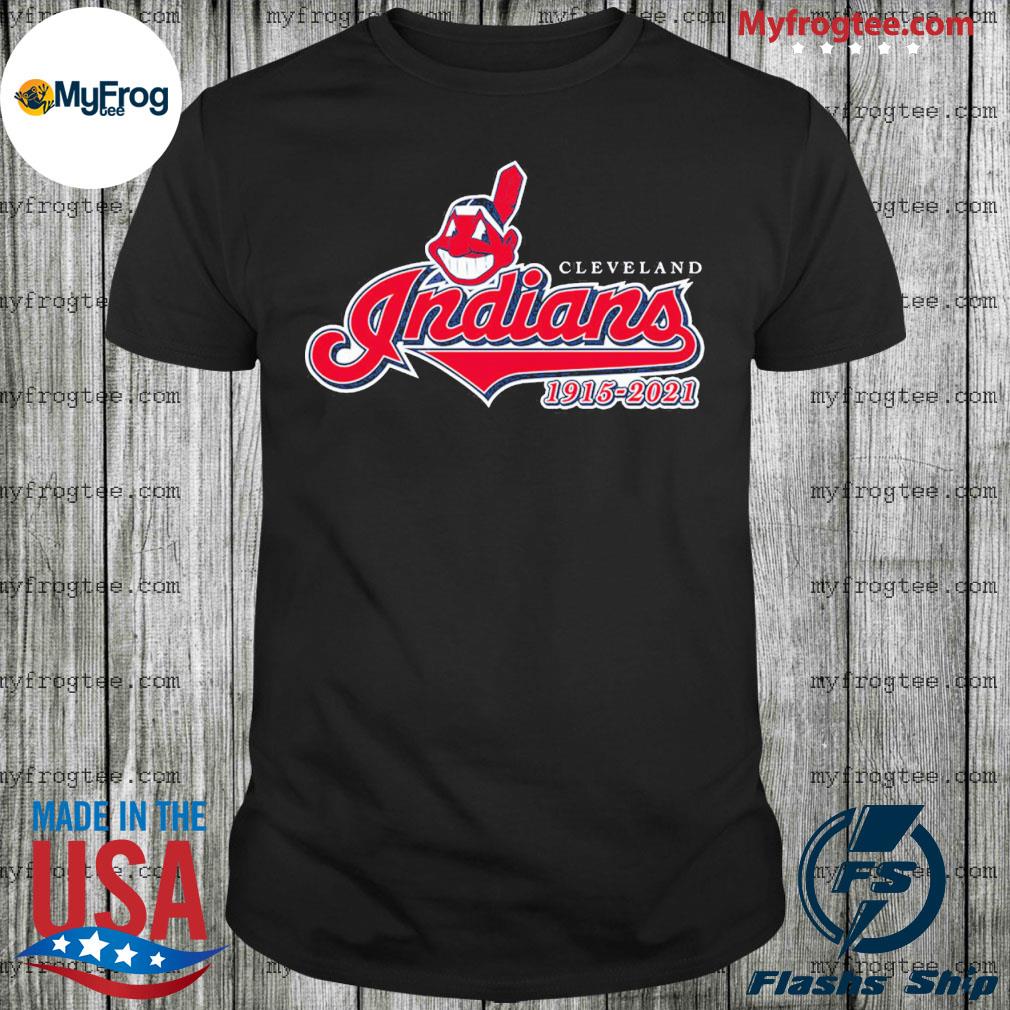 Buy Cleveland Indians Logo Rip 1915-2021 Shirt For Free Shipping CUSTOM  XMAS PRODUCT COMPANY