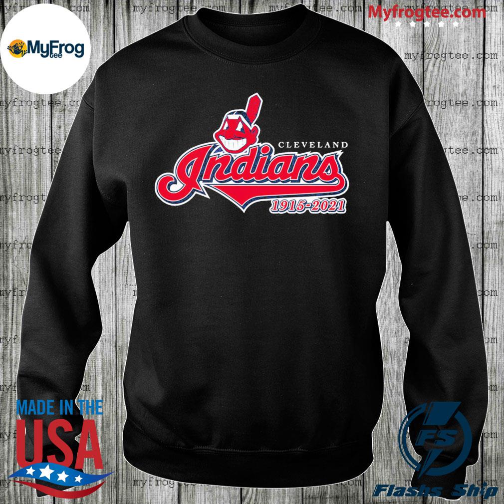 Buy Cleveland Indians Logo Rip 1915-2021 Shirt For Free Shipping CUSTOM  XMAS PRODUCT COMPANY