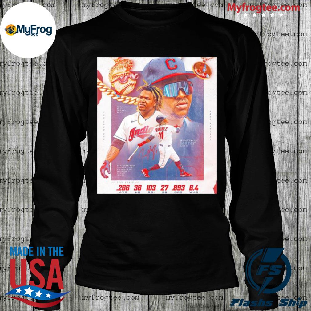 Cleveland Indians Jose Ramirez Poster Shirt, Tshirt, Hoodie, Sweatshirt,  Long Sleeve, Youth, funny shirts, gift shirts, Graphic Tee » Cool Gifts for  You - Mfamilygift