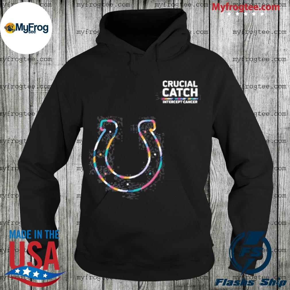 colts intercept cancer hoodie