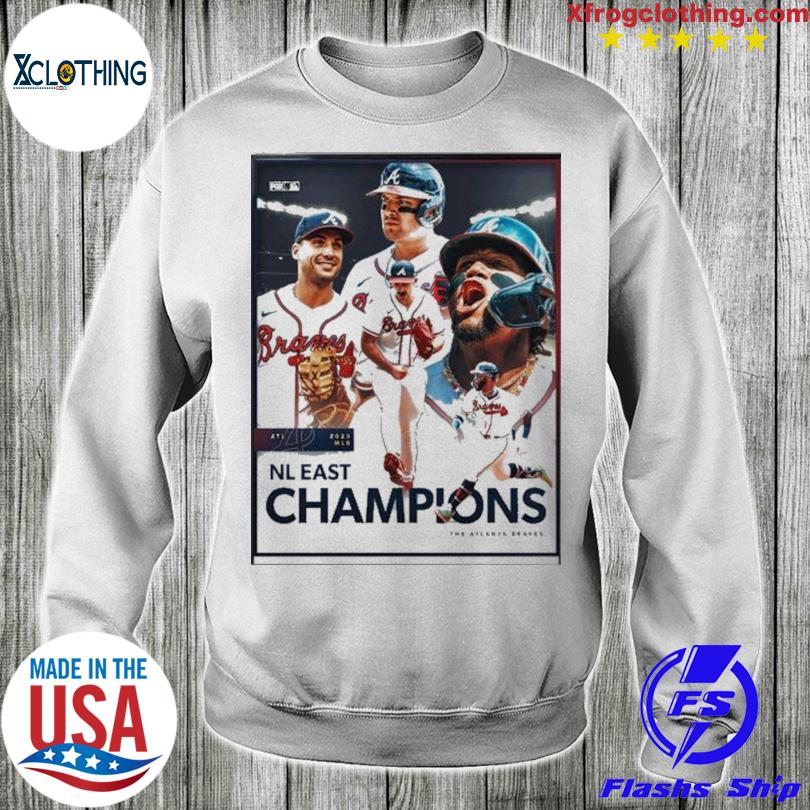 Congratulations Atlanta Braves Champs 2023 NL East Division Champions  Poster Canvas - Roostershirt