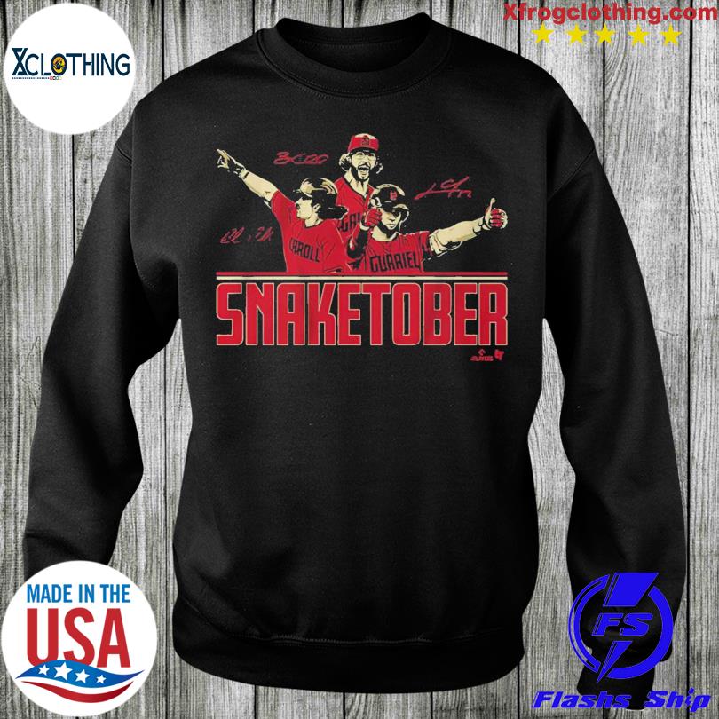 Corbin Caroll Lourdes Gurriel Jr And Zac Gallen Snaketober Shirt - Shibtee  Clothing