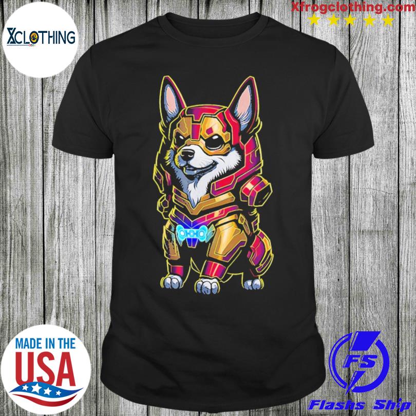 Iron man best sale dog shirt