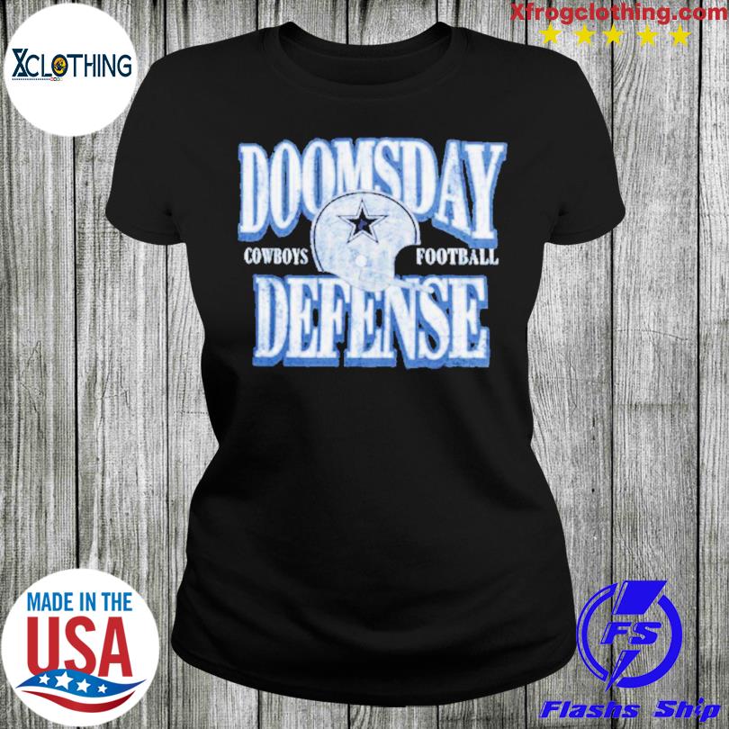 Cowboys DC dan quinn wearing doomsday defense shirt, hoodie