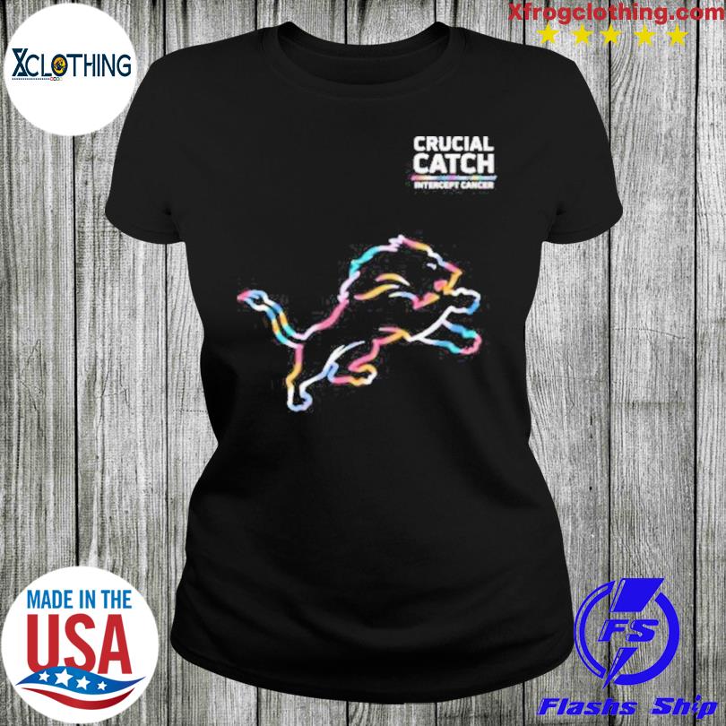 Crucial Catch Intercept Cancer Detroit Lions 2023 shirt, hoodie, sweater  and long sleeve