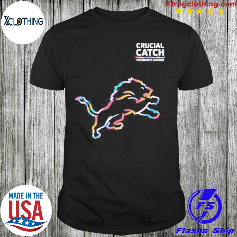 Crucial Catch Intercept Cancer Detroit Lions 2023 shirt