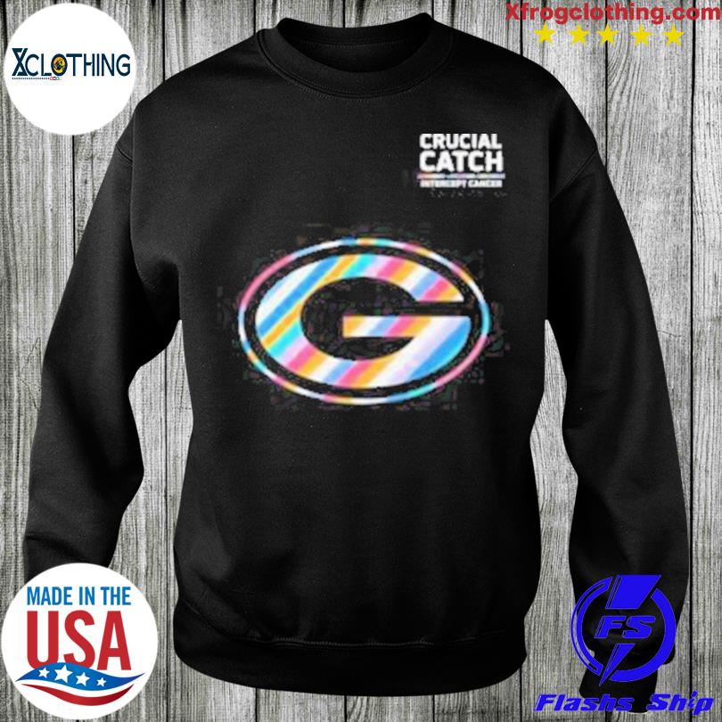 Green Bay Packers crucial catch intercept cancer your fight is our fight  shirt, hoodie, longsleeve tee, sweater