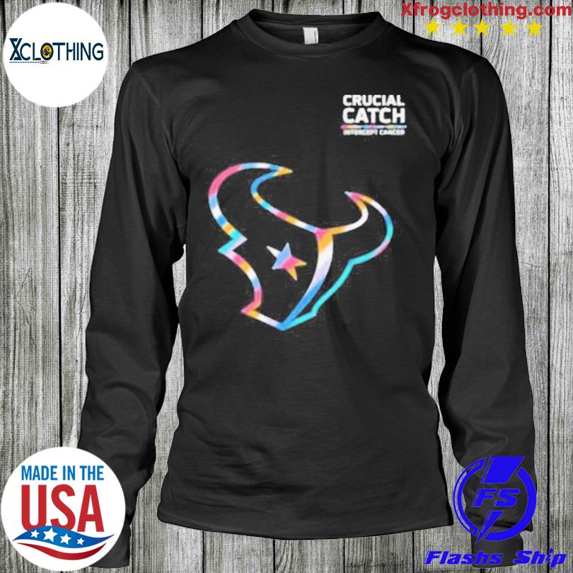 Houston Texans Crucial Catch Intercept cancer 2023 shirt, hoodie, sweater,  long sleeve and tank top