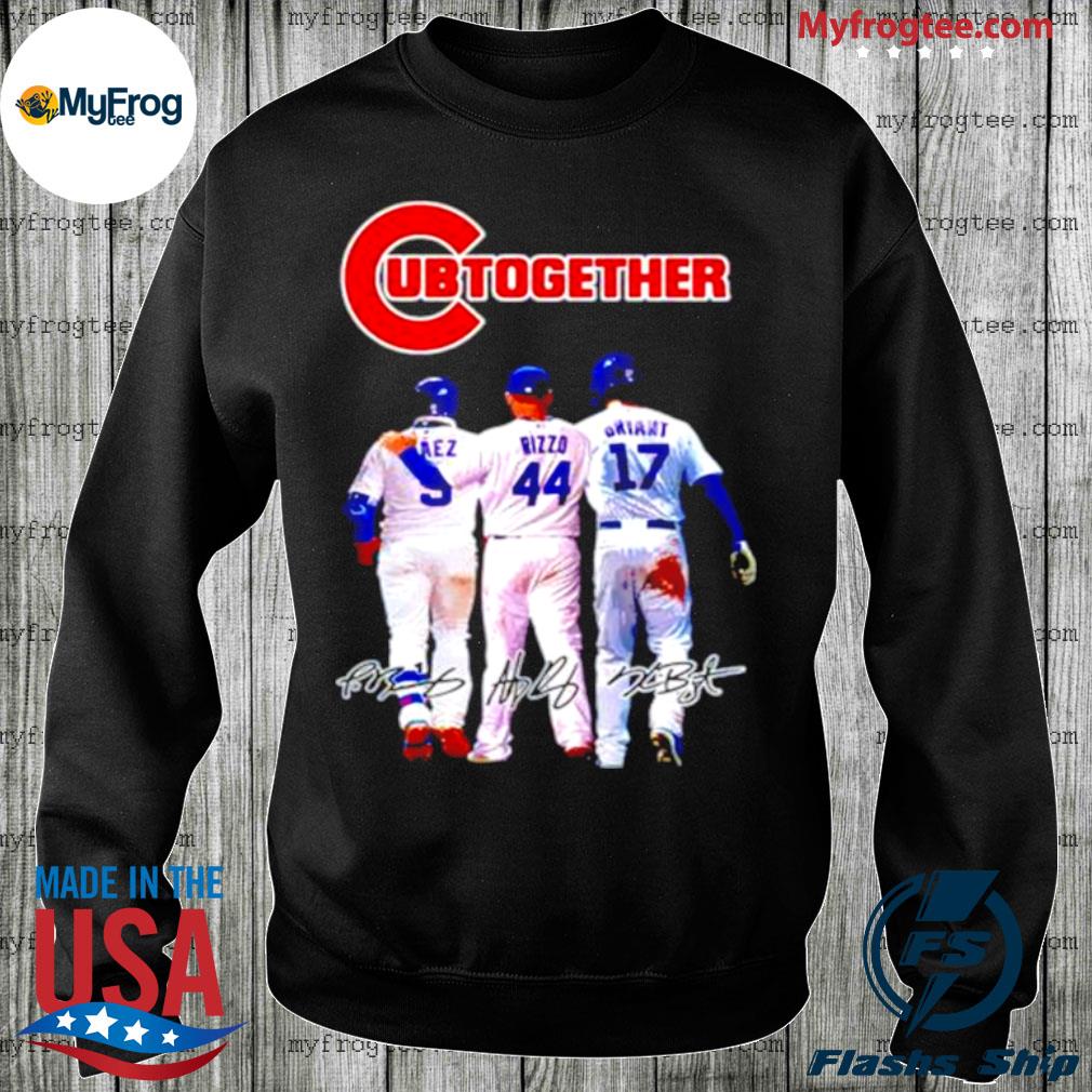 Chicago Cubs Cub Together Rizzo Bryant Signatures Shirt, hoodie