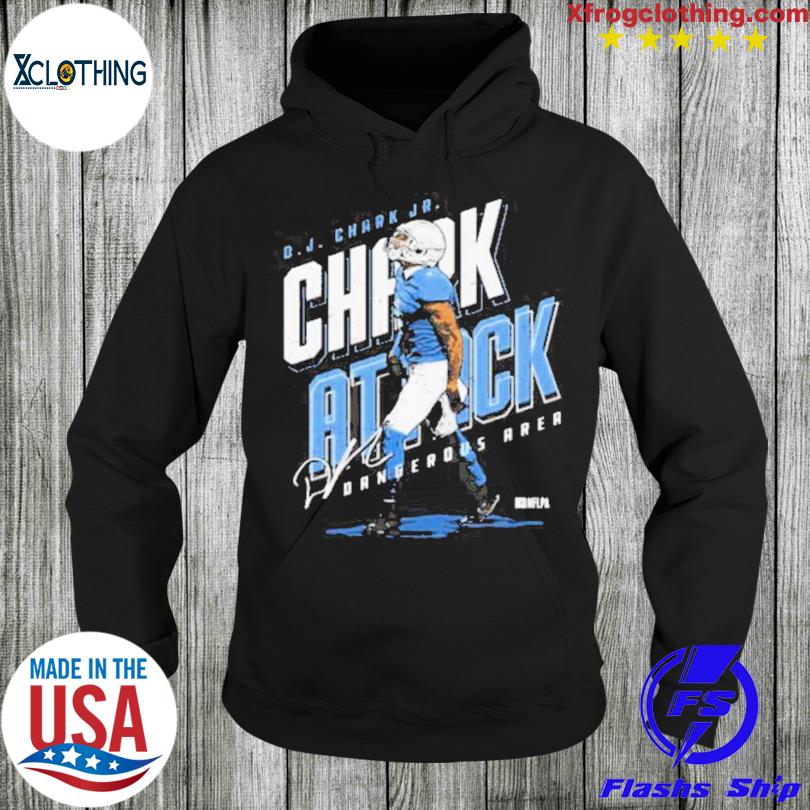 D.j. chark jr. detroit chark attack dangerous area signature shirt, hoodie,  longsleeve tee, sweater