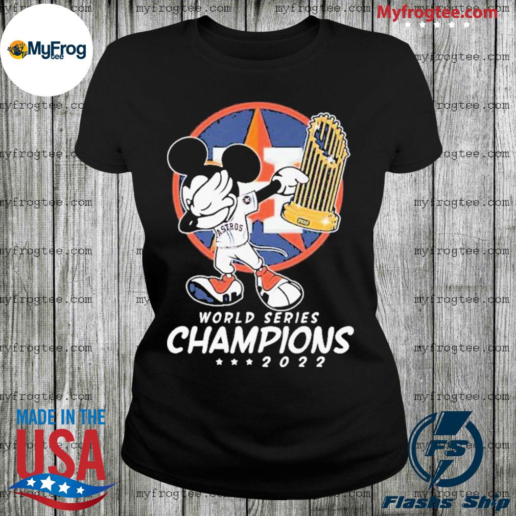 Dabbing Mickey Mouse Houston Astros 2022 World Series Champions Shirt