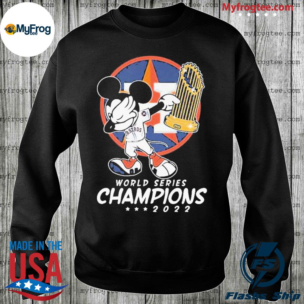 Mickey Mouse Houston Astros Champions 2022 World Series shirt