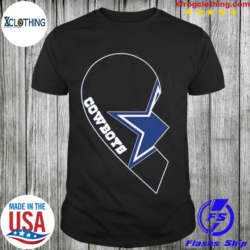 Dallas Cowboys Inside American Flag T-Shirt - TeeNavi