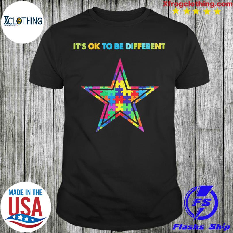 Dallas Cowboys Bills Autism it's ok to be different shirt, hoodie