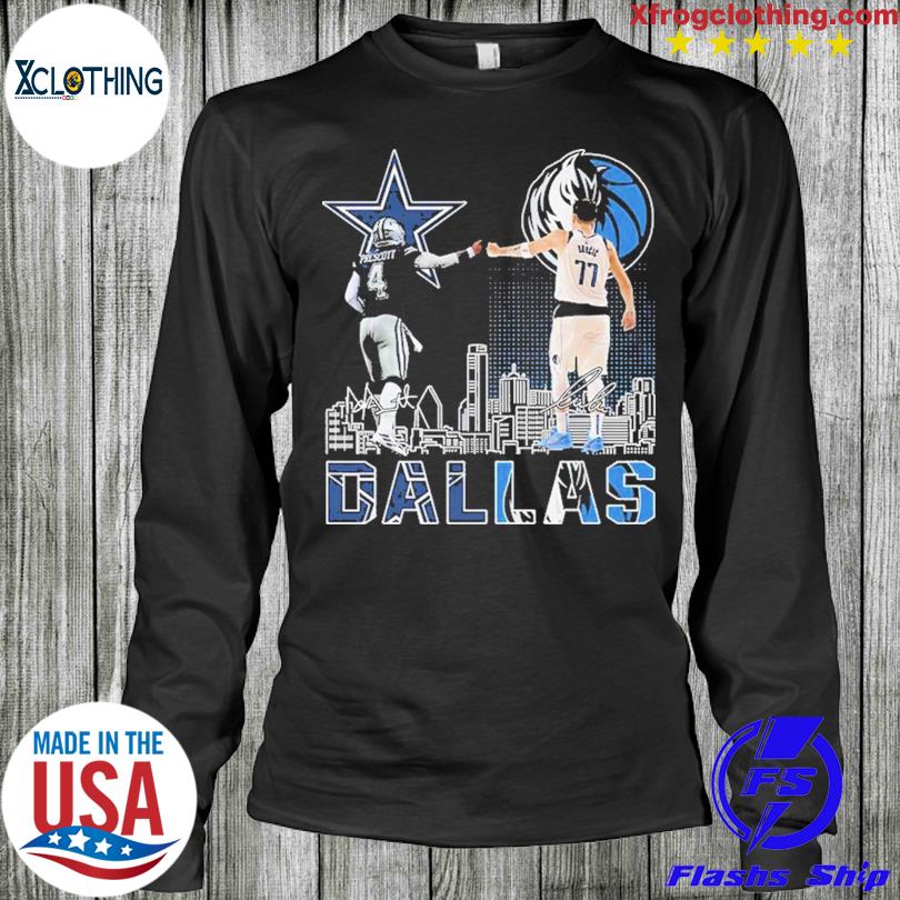 Official Dallas Cowboys Prescott And Mavericks Doncic City Champion  Signatures 2023 Shirt, hoodie, sweater, long sleeve and tank top