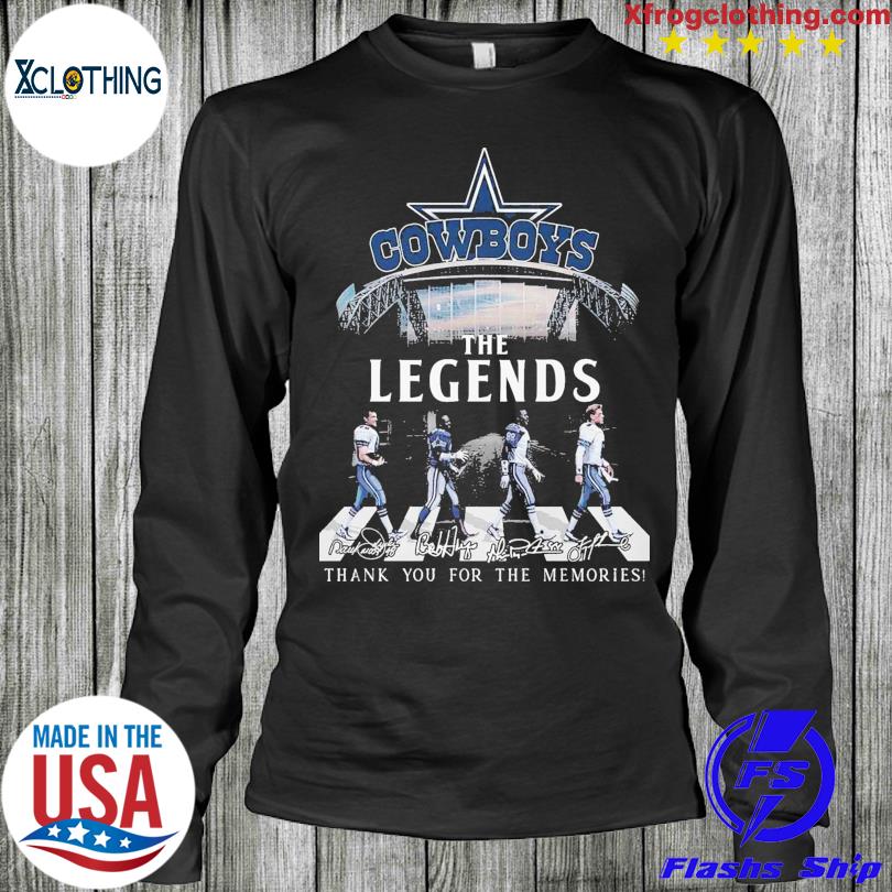 Thank You For The Memories Dallas Cowboys The Legends Abbey Road Shirt,  hoodie, sweater, long sleeve and tank top