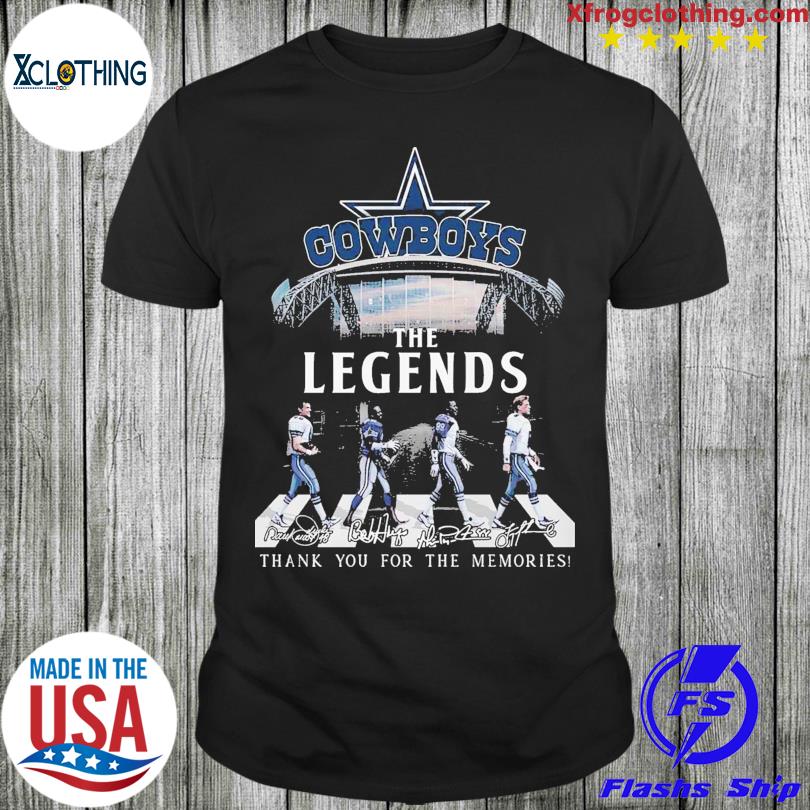 Official Dallas Cowboys the legends thank you for the memories T-shirt,  hoodie, tank top, sweater and long sleeve t-shirt