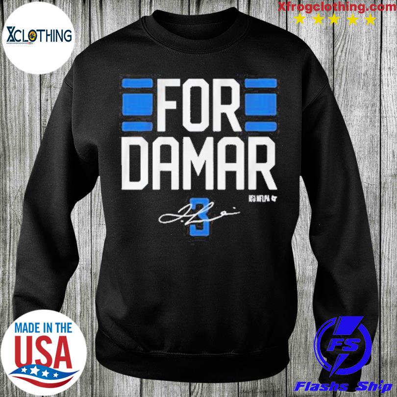 Damar Hamlin Sweatshirt Hamlin Strong 3 Blue Shirt - Anynee