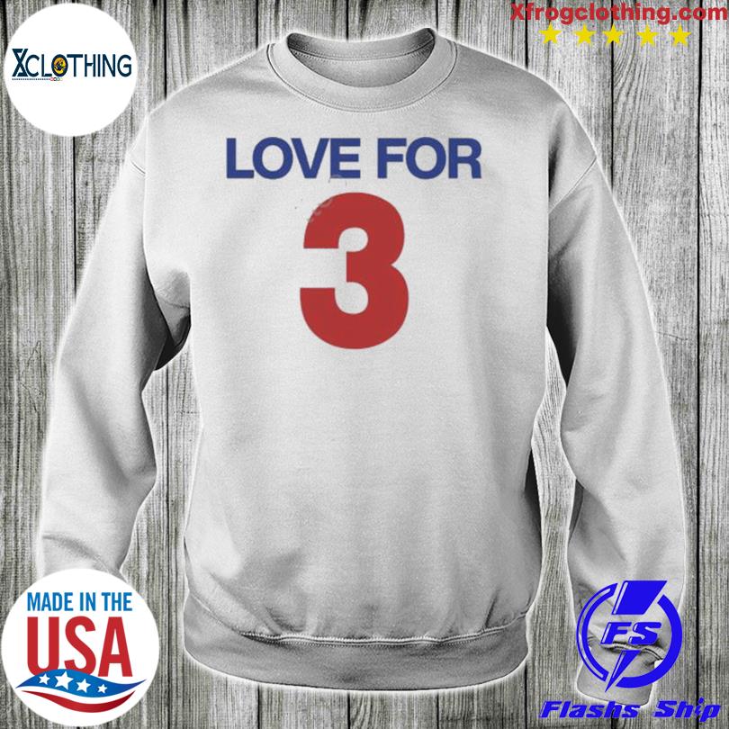 Love for 3 Damar Hamlin shirt, hoodie, sweater, long sleeve and