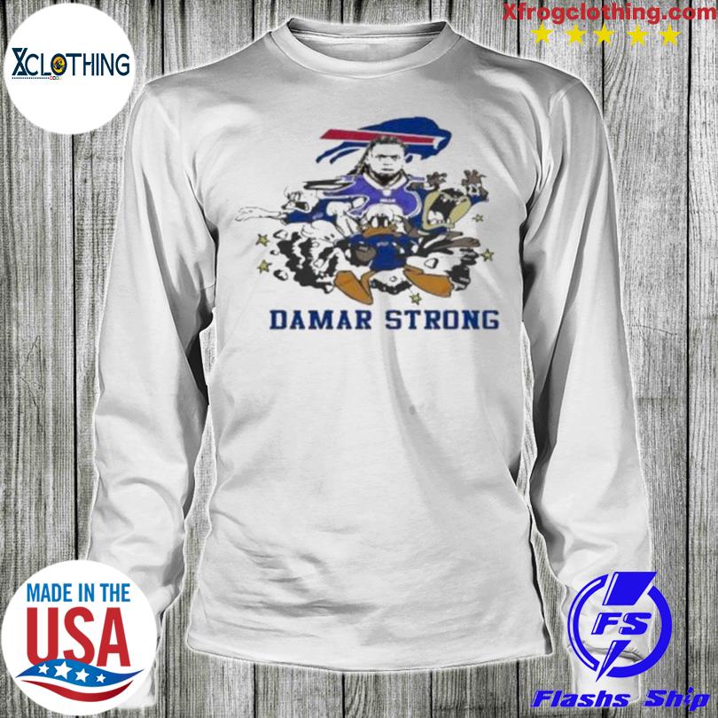 SALE!!! Damar Hamlin Strong #3 Buffalo T-Shirt Gift For Fan S_5 XL