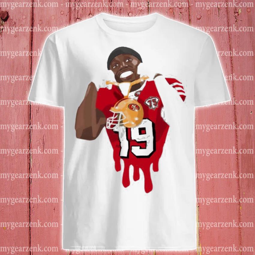 Deebo Samuel Gold Chain Premium T Shirt in Mens Sizes S-3XL in 