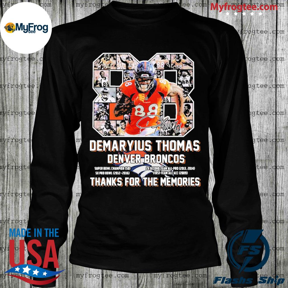 Demaryius thomas denver broncos thank you for the memories shirt - Trend T  Shirt Store Online