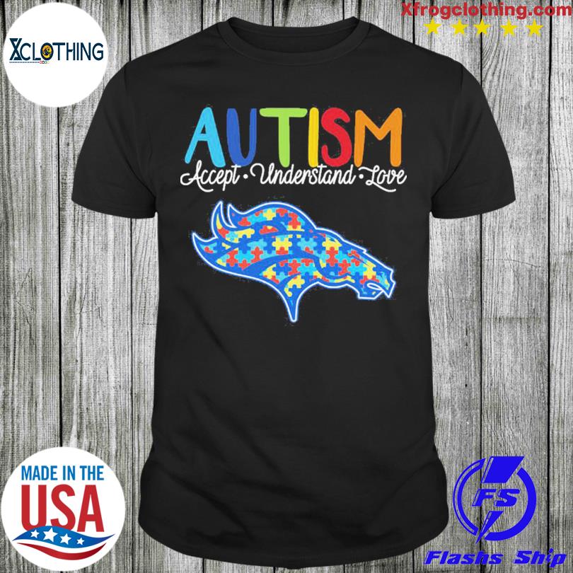 Denver Broncos NFL Special Autism Awareness Design Hoodie T Shirt