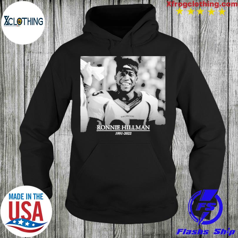 Denver Broncos Rip Ronnie Hillman 1991-2022 Tee - Snowshirt