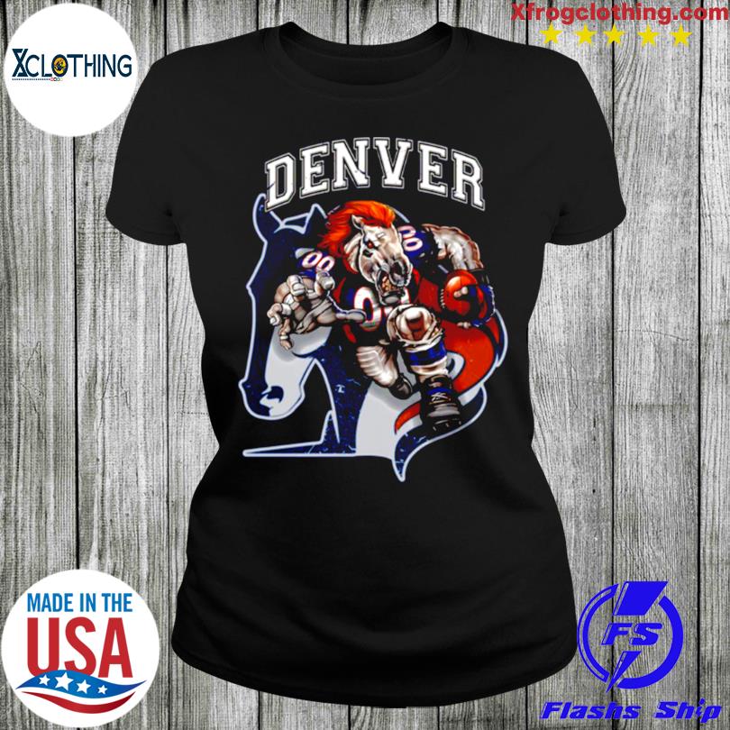 Let's ride Denver Broncos football horse statue graphic shirt, hoodie,  sweater and v-neck t-shirt