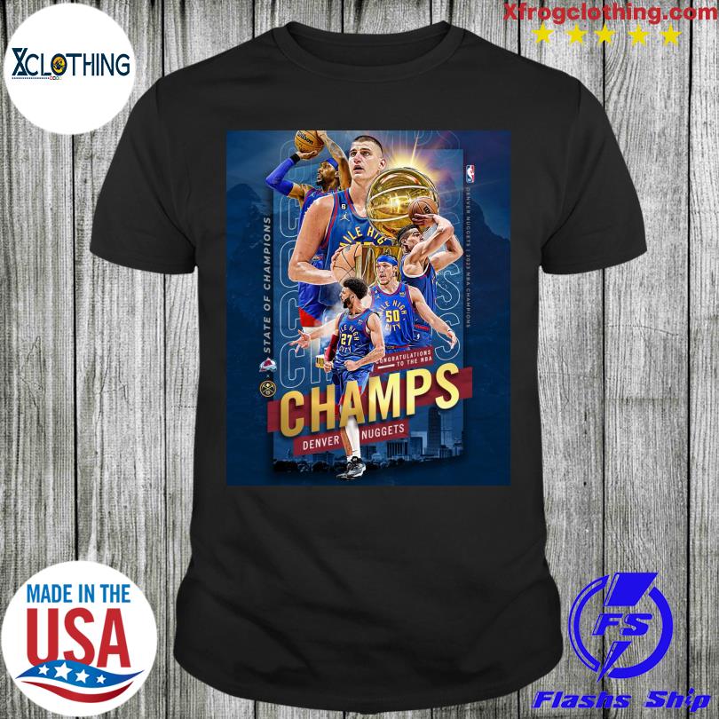 2023 NBA Finals Champions Denver Nuggets Bring It In Blue Design Baseball  Jersey - Growkoc