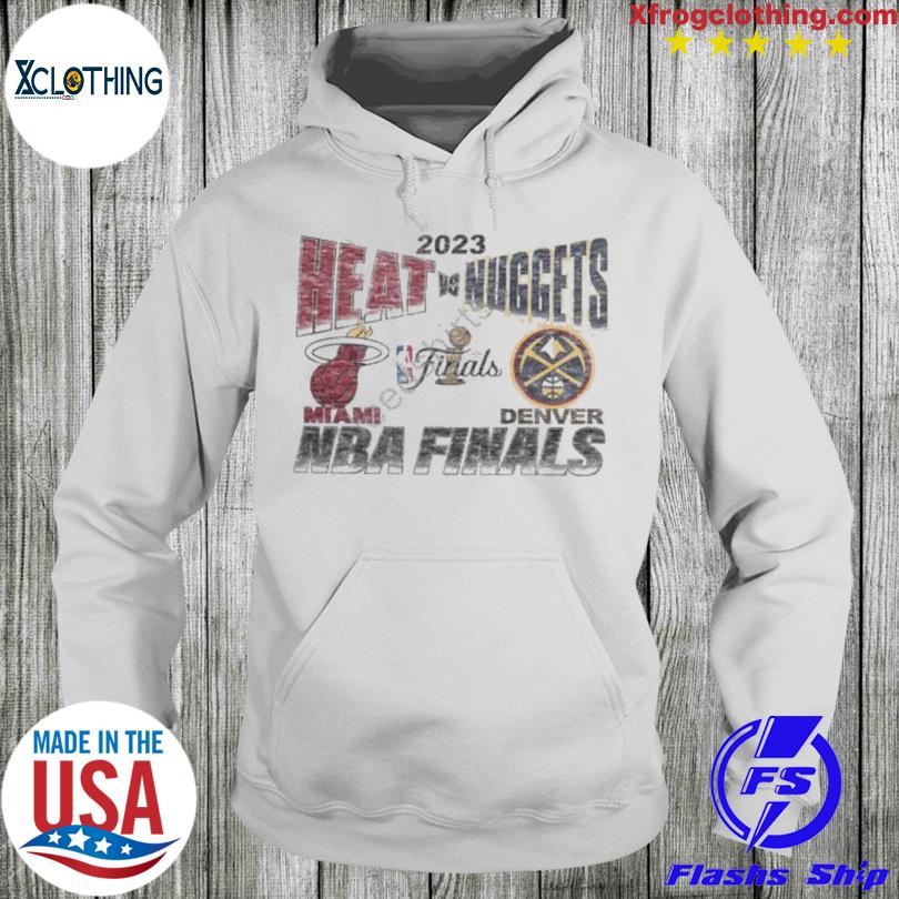 Denver Nuggets vs Miami Heat 2022 2023 National Basketball Association NBA  Finals Matchup logo shirt, hoodie, sweater, long sleeve and tank top