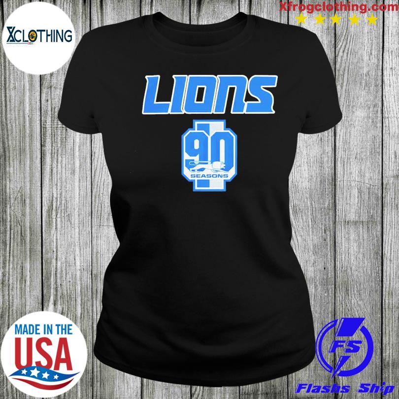 Detroit Lions Celebrate 90th Season Shirt - High-Quality Printed Brand