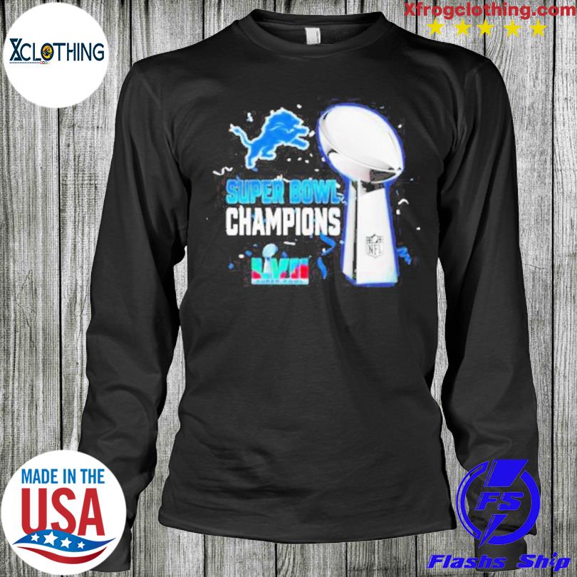 Detroit Lions Super Bowl LVII 2023 Champions T-Shirt - Cruel Ball